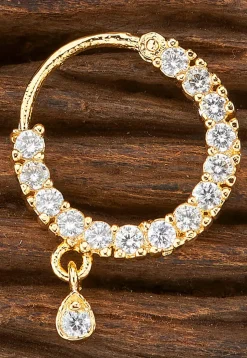 American Diamond Studded Nose Ring