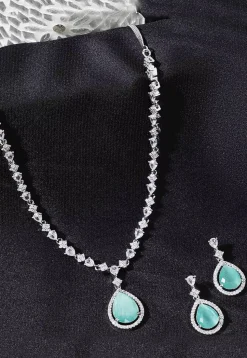 American Diamond Studded Necklace Set