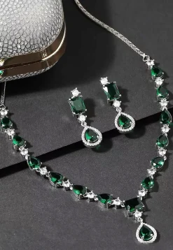 American Diamond Studded Necklace Set