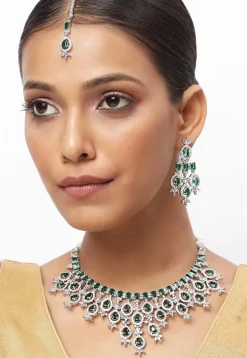 American Diamond Studded Necklace Set