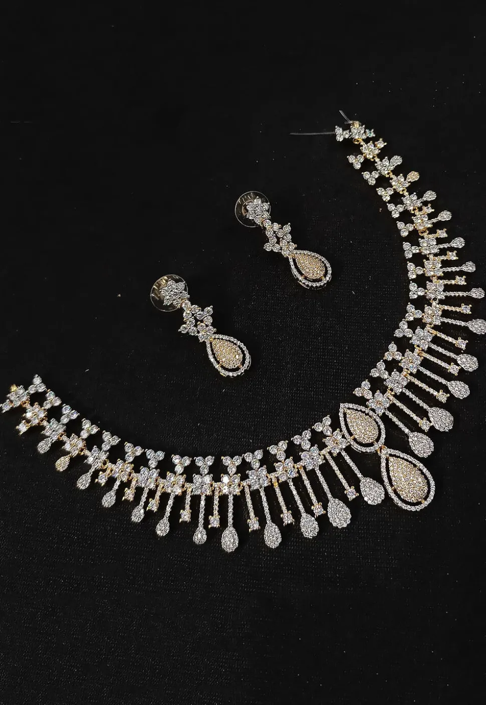 American Diamond Studded Necklace Set