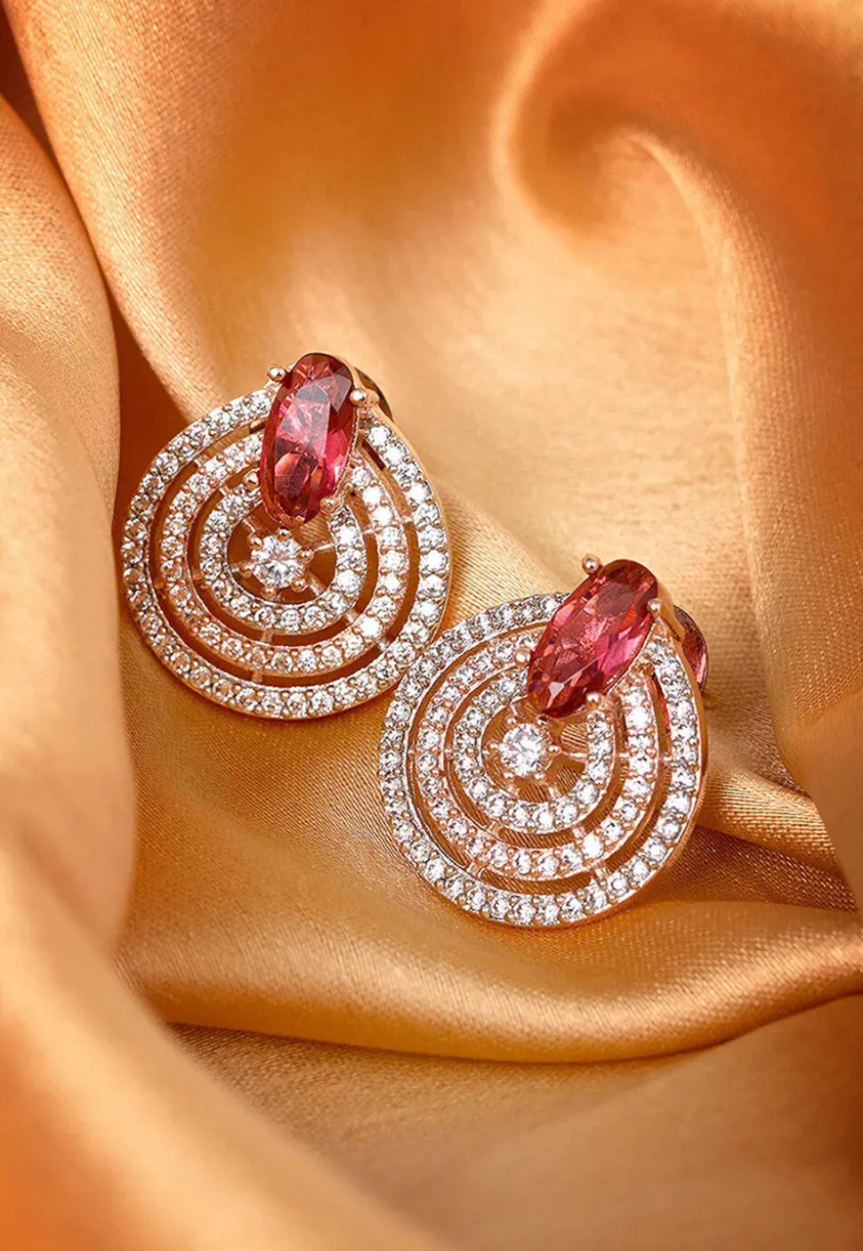 American Diamond Studded Earrings