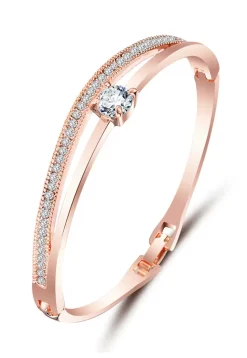 American Diamond Studded Openable Bracelet
