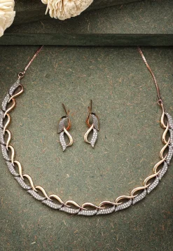 American Diamond Studded Necklace Set