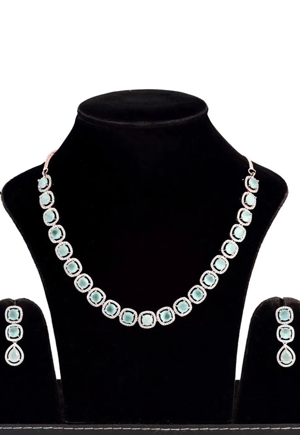 American Diamond Studded Necklace Set