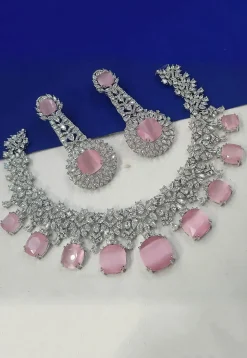 American Diamond Studded Necklace Set