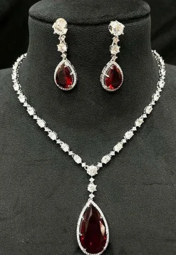 American Diamond Studded Necklace Set