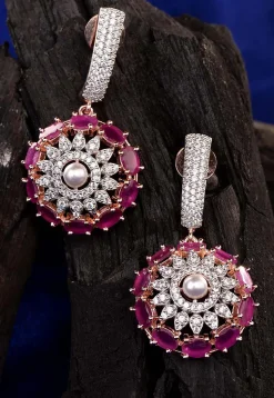 American Diamond Studded Earrings