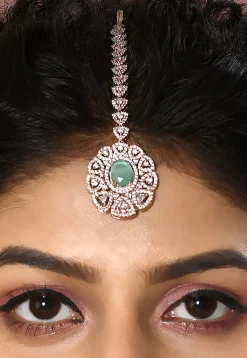 American Diamond Studded Choker Necklace Set