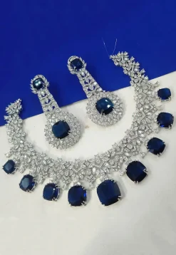 American Diamond Studded Necklace Set