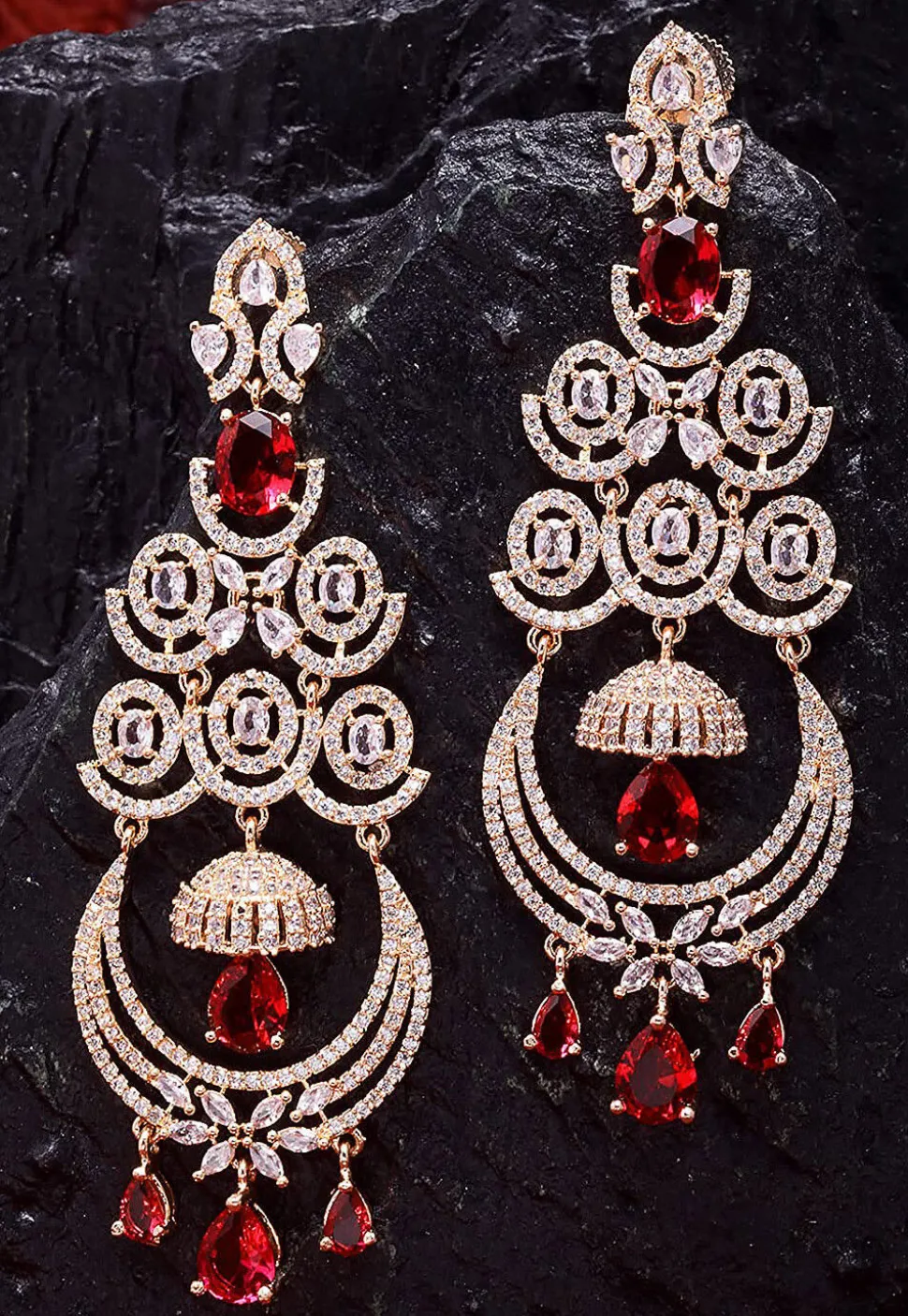 American Diamond Studded Earrings
