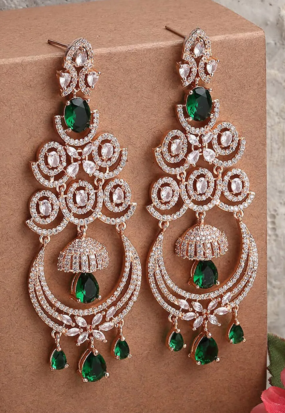 American Diamond Studded Earrings