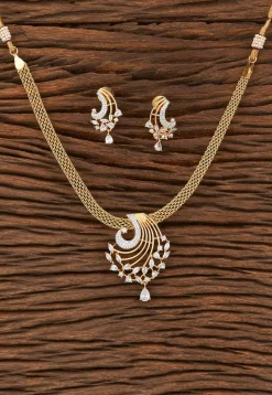 American Diamond Studded Necklace