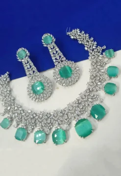 American Diamond Studded Necklace Set