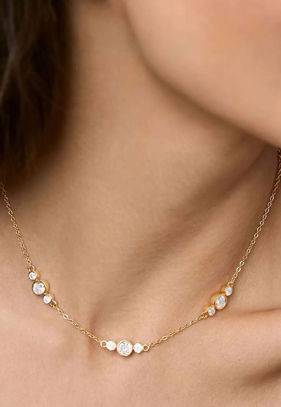 American Diamond Studded Necklace