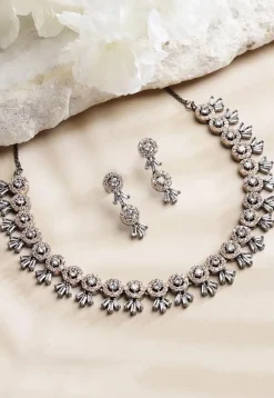 American Diamond Studded Necklace Set
