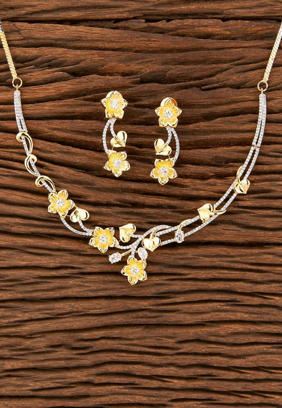 American Diamond Studded Necklace