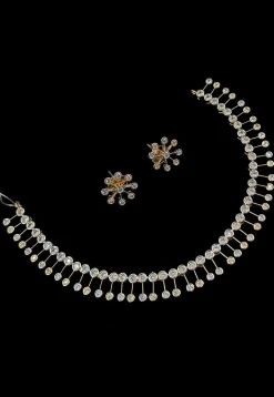 American Diamond Studded Necklace Set