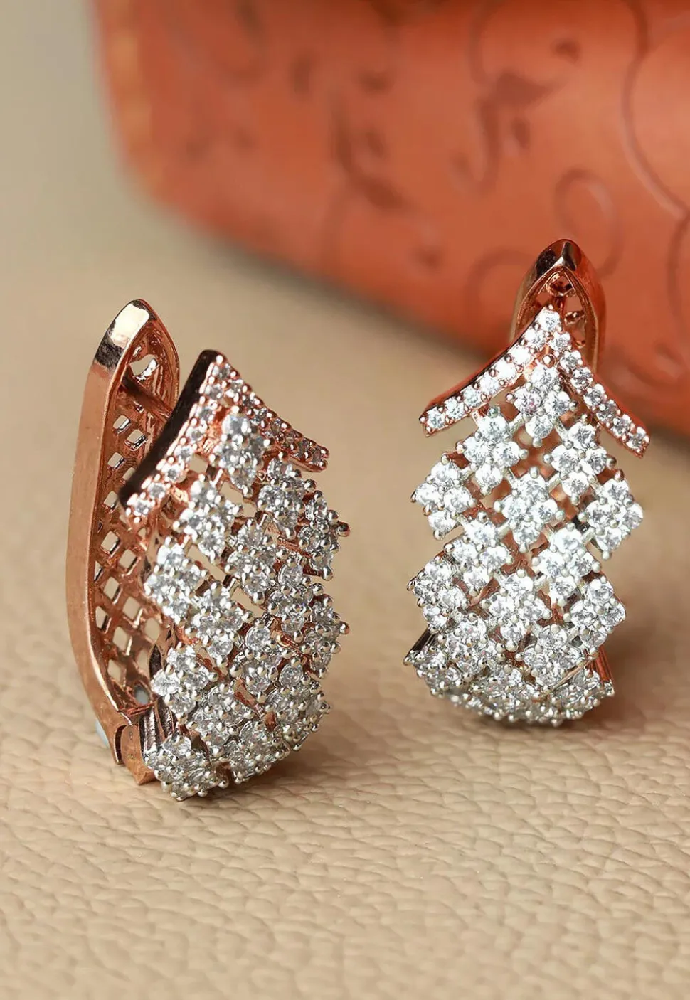 American Diamond Studded Earrings