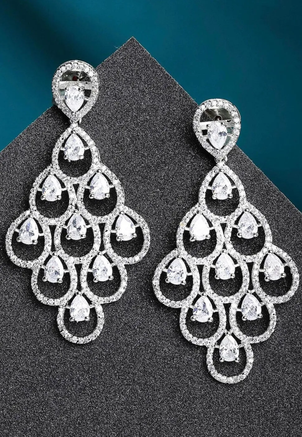 American Diamond Studded Earrings