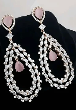 American Diamond Studded Earrings
