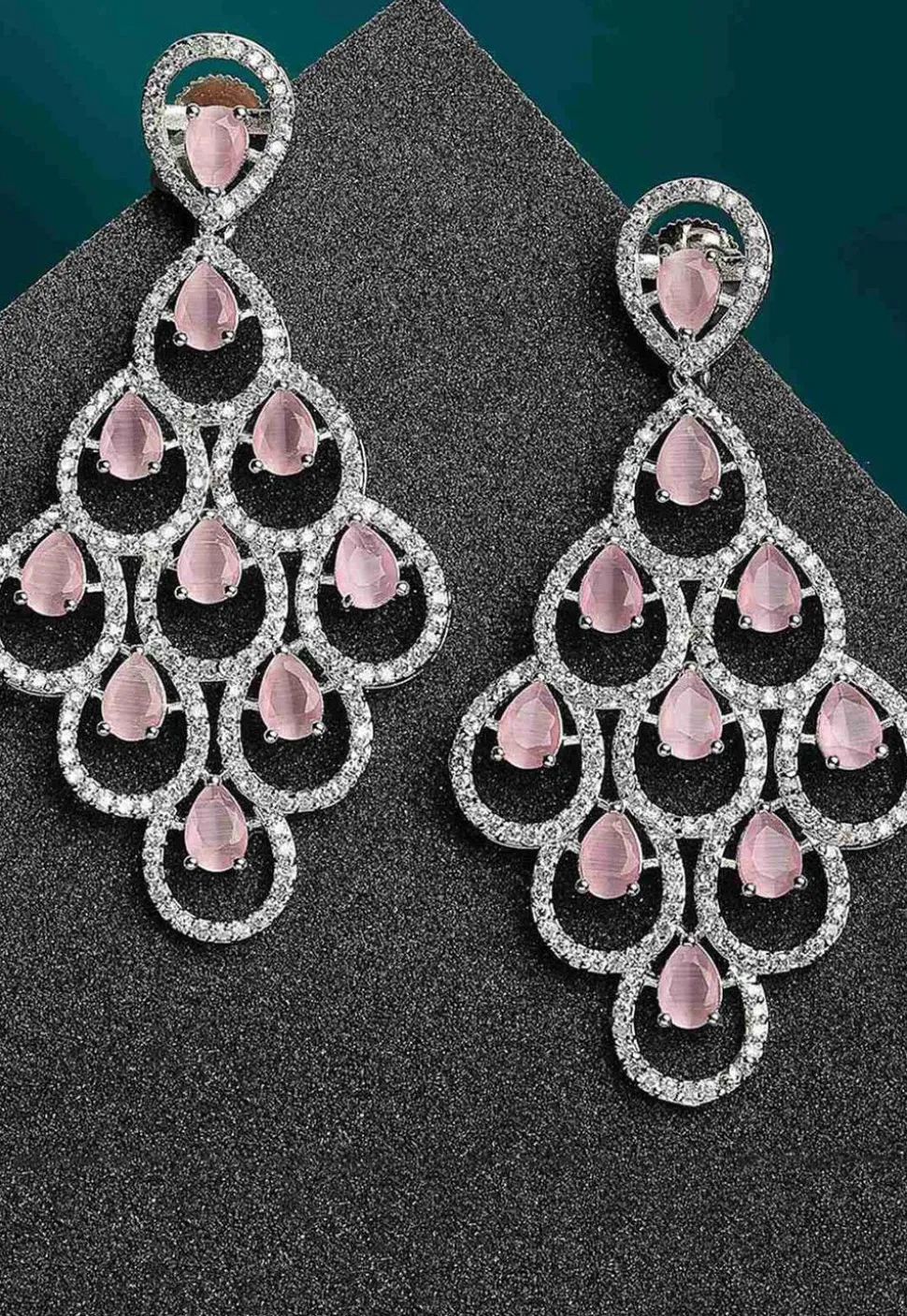 American Diamond Studded Earrings