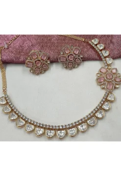 American Diamond Studded Necklace Set