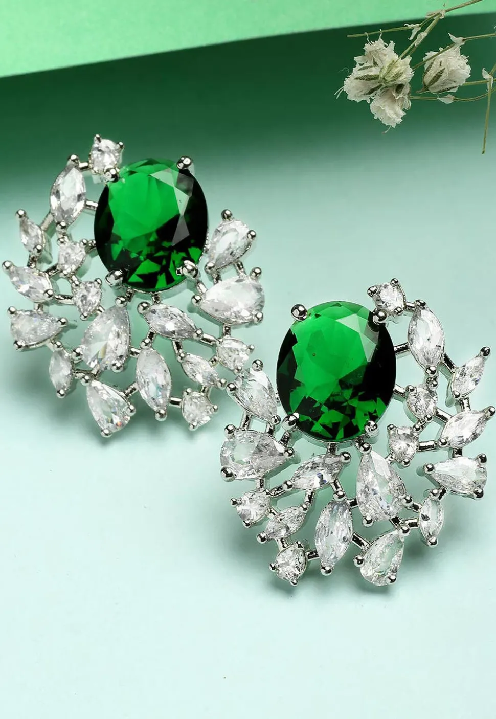 American Diamond Studded Earrings