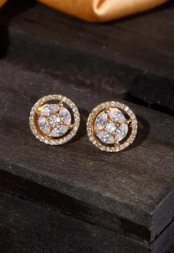 American Diamond Studded Earrings