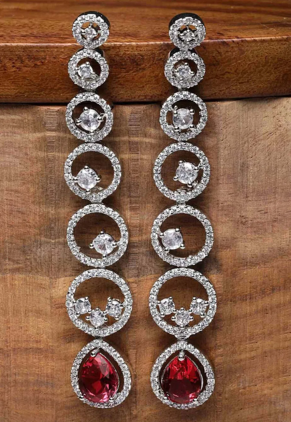 American Diamond Studded Earrings