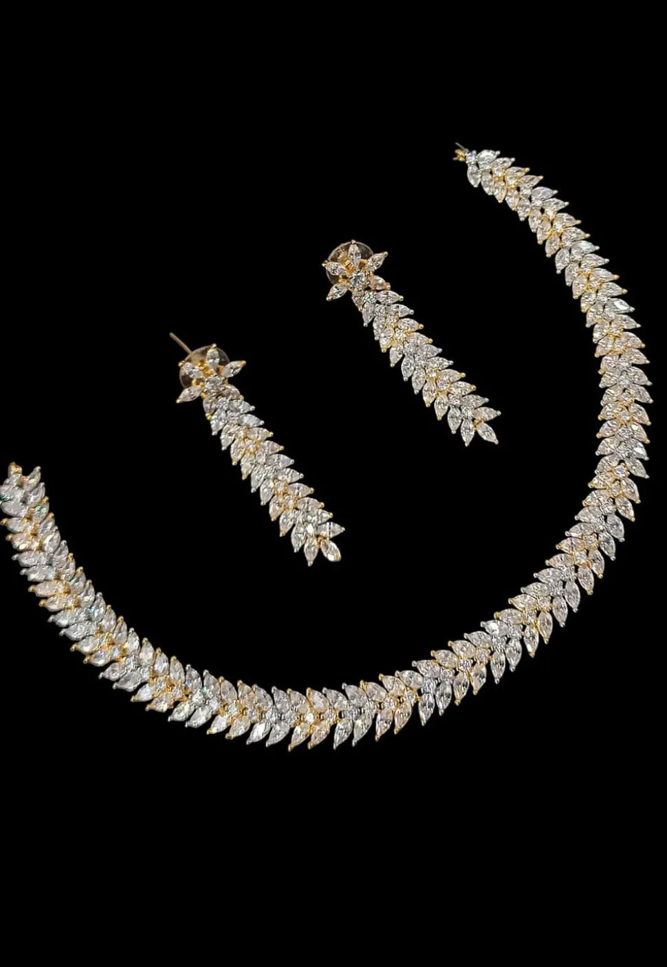American Diamond Studded Necklace Set