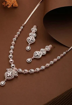 American Diamond Studded Necklace Set