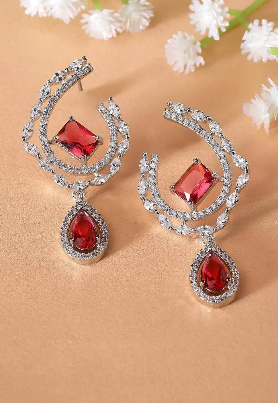 American Diamond Studded Earrings
