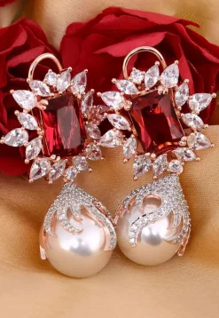 American Diamond Studded Earrings
