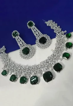 American Diamond Studded Necklace Set