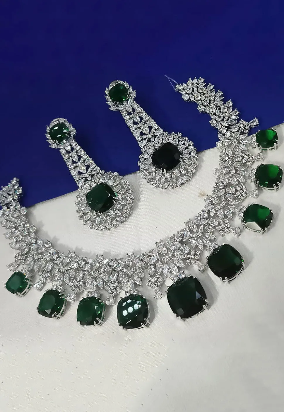 American Diamond Studded Necklace Set