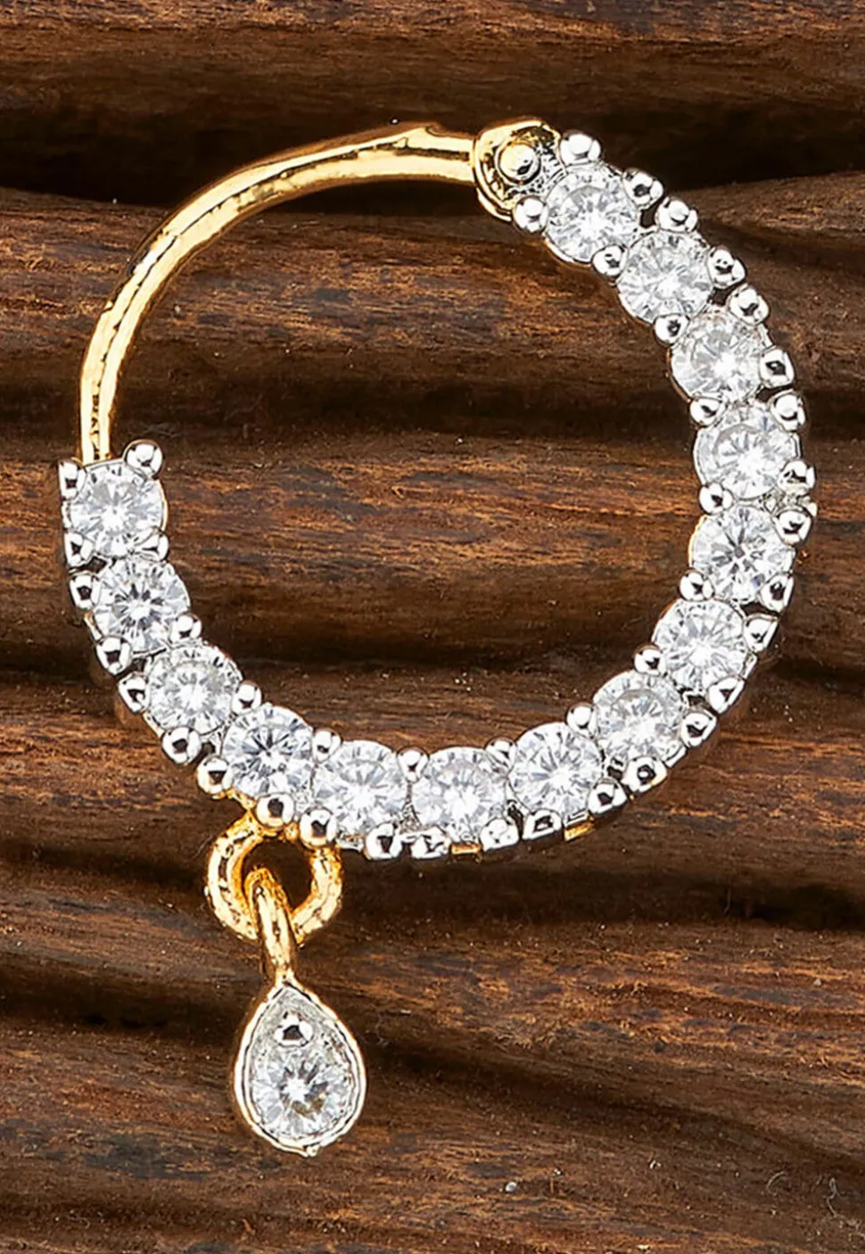 American Diamond Studded Nose Ring
