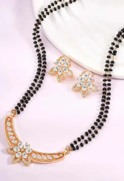 American Diamonds Studded Mangalsutra Set