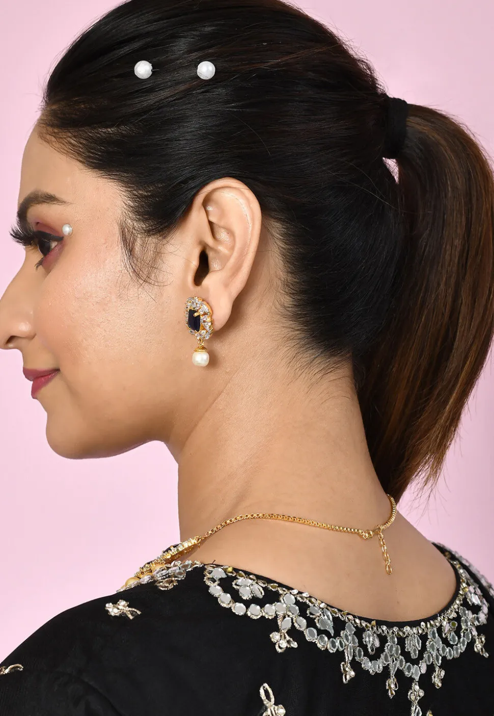 American Diamonds Studded Necklace Set