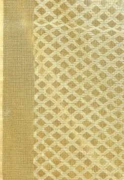 Banarasi Cotton Silk Dupatta in Light Beige
