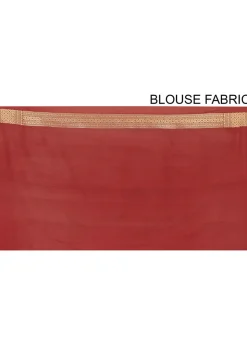 Banarasi Katan Silk Saree in Red