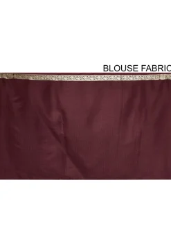 Banarasi Katan Silk Saree in Wine