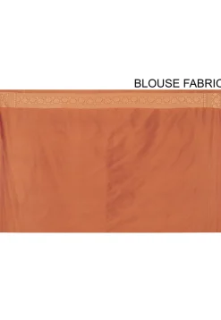 Banarasi Katan Silk Saree in Mustard and Magenta