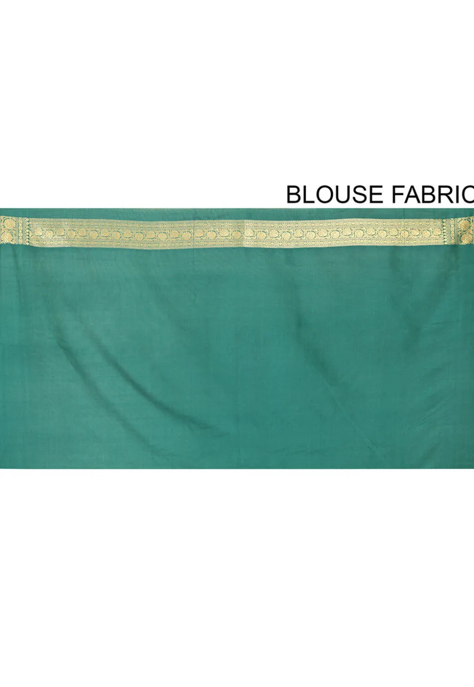 Banarasi Katan Silk Saree in Teal Green and Black
