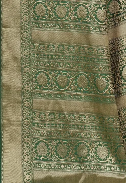 Banarasi Muga Silk Saree in Beige