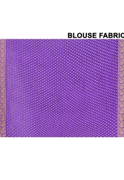 Banarasi Pure Chiffon Saree in Magenta