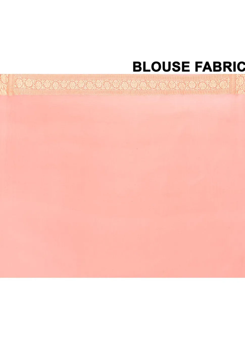 Banarasi Pure Crepe Silk Saree in Peach