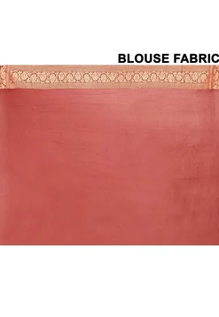 Banarasi Pure Crepe Silk Saree in Maroon