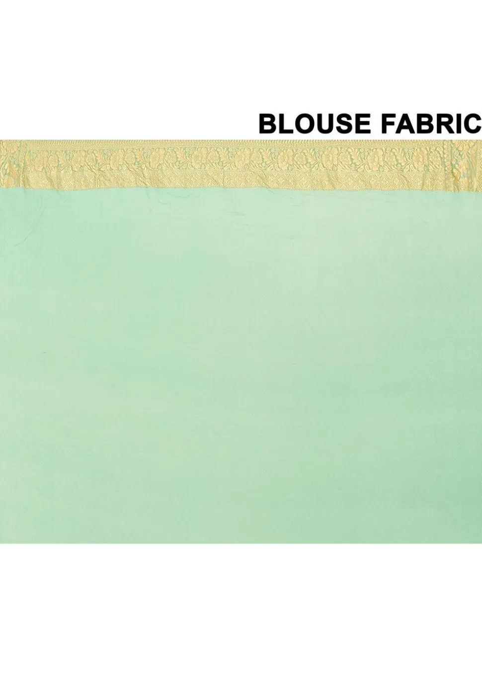 Banarasi Pure Crepe Silk Saree in Sea Green