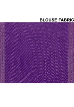 Banarasi Pure Crepe Silk Saree in Magenta